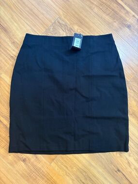 Black Women's Pencil Skirt stretch size 12 - Classic Office M&S Collection